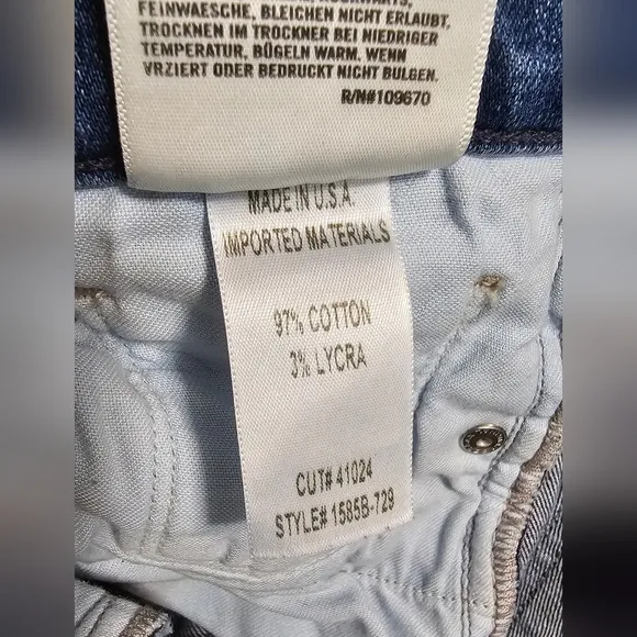 CITIZENS OF HUMANITY Agnes Crop Mid Rise Slim Straight Jeans Women's Size 27