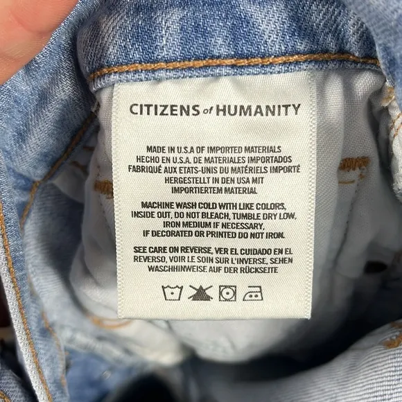 Citizens Of Humanity COH Emerson Petite Slim Boyfriend Jeans Premium Vintage.