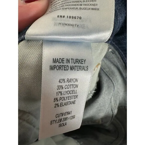 Citizens of Humanity Womens Isola Slim Fit Jeans Size 25