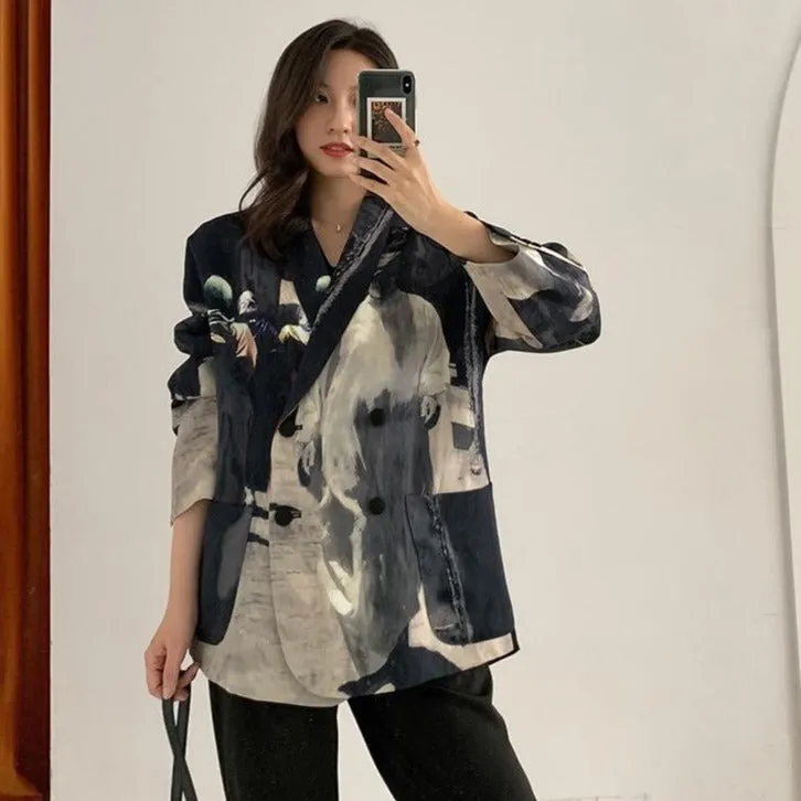 Clarice Art Prints Blazer