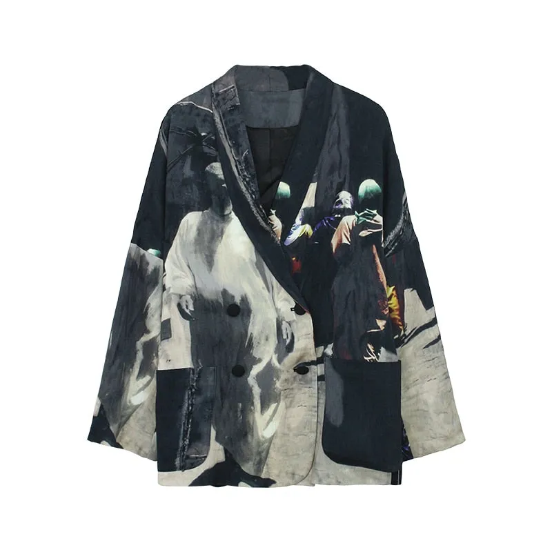 Clarice Art Prints Blazer