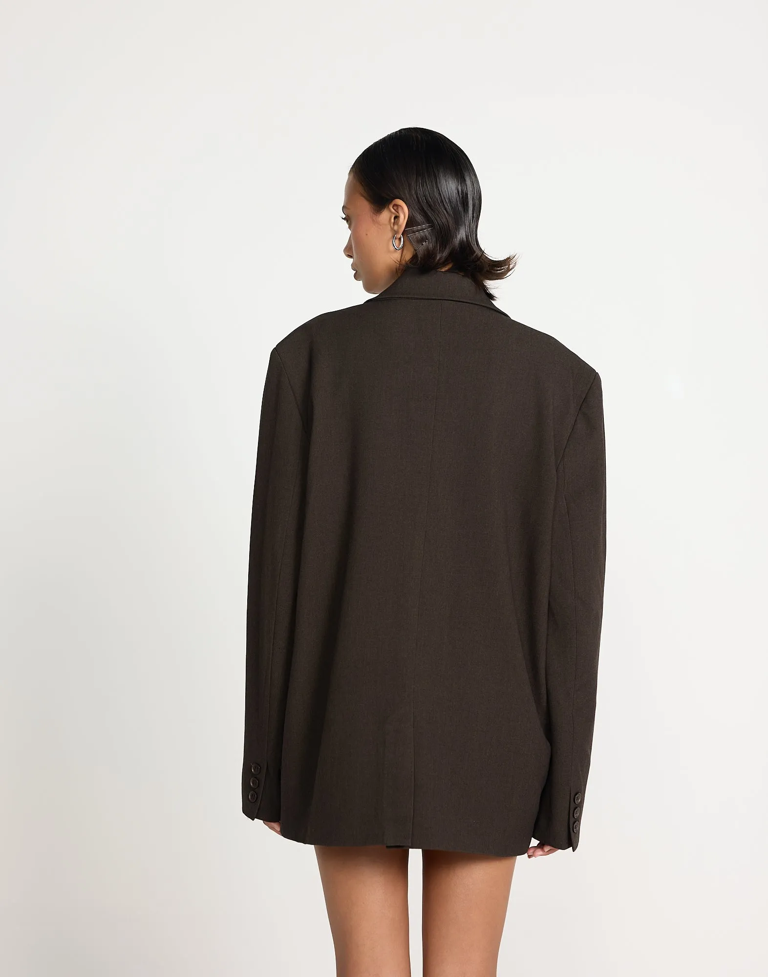 Clarke Blazer (Choc Texture)