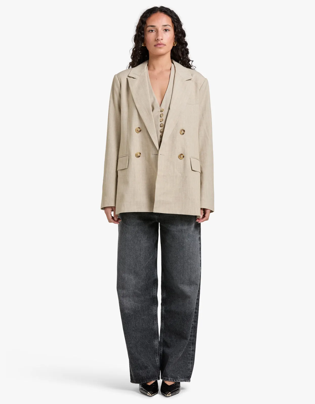 Classico Blazer - Sandstone