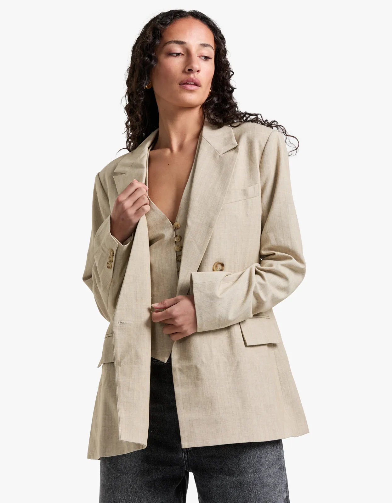 Classico Blazer - Sandstone