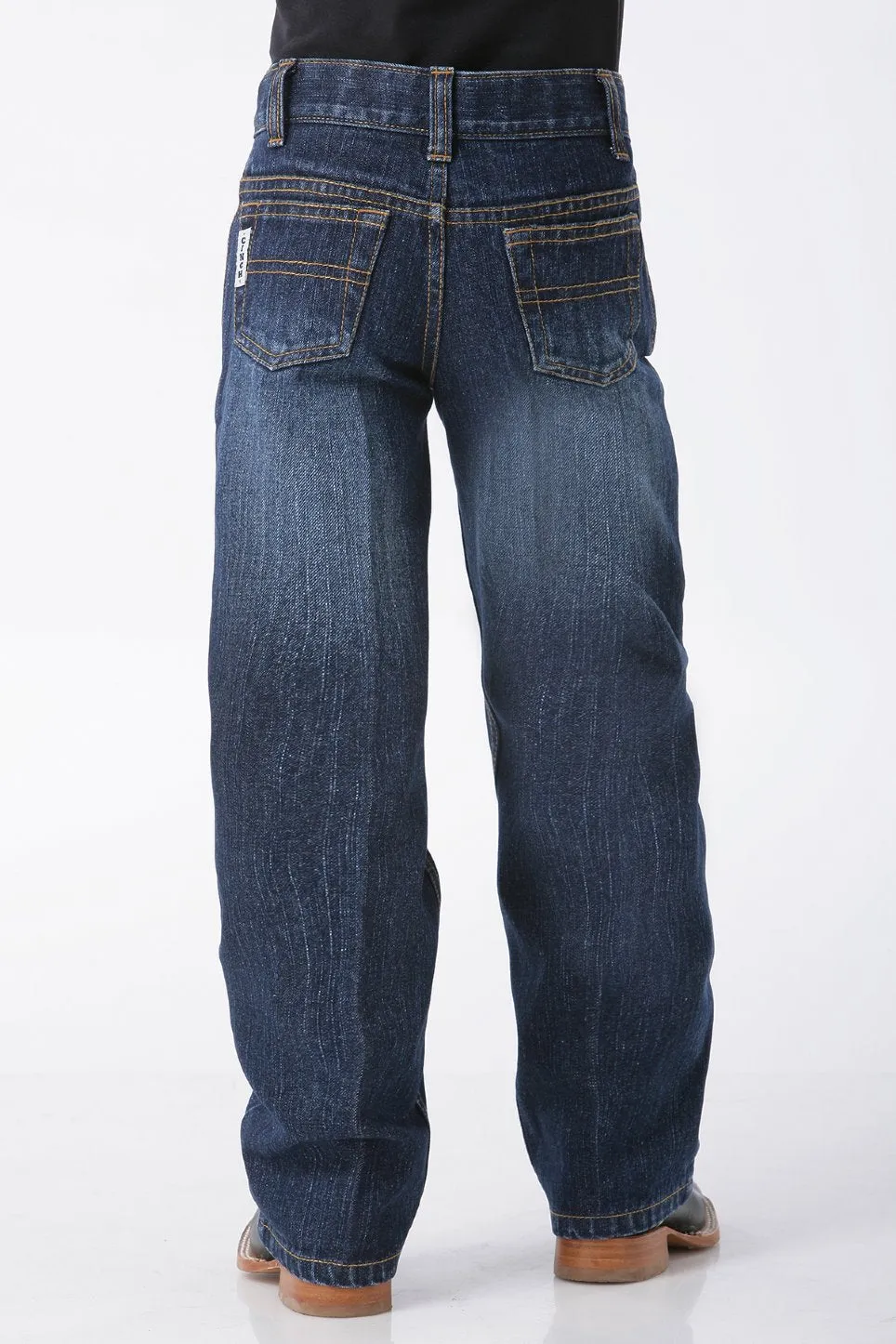 CLMB12842002-6-Regular Jeans Cinch Boys White Label Dark Stone