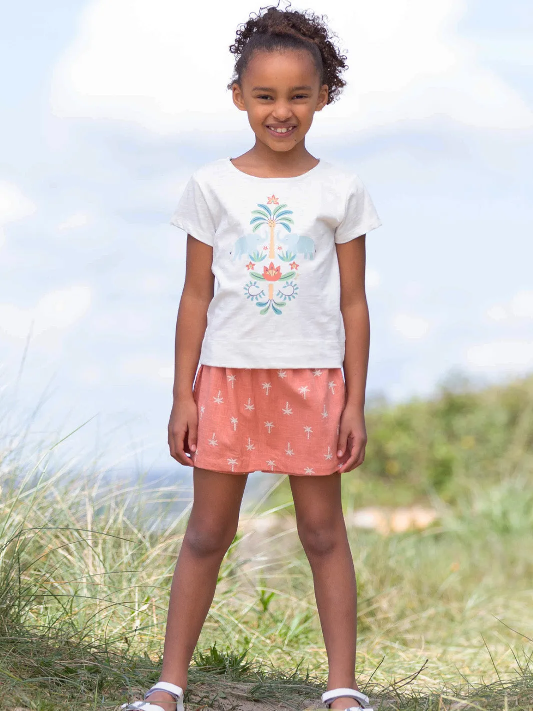 Coco palm skort