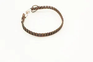Copper "Fern" Weave Bracelet