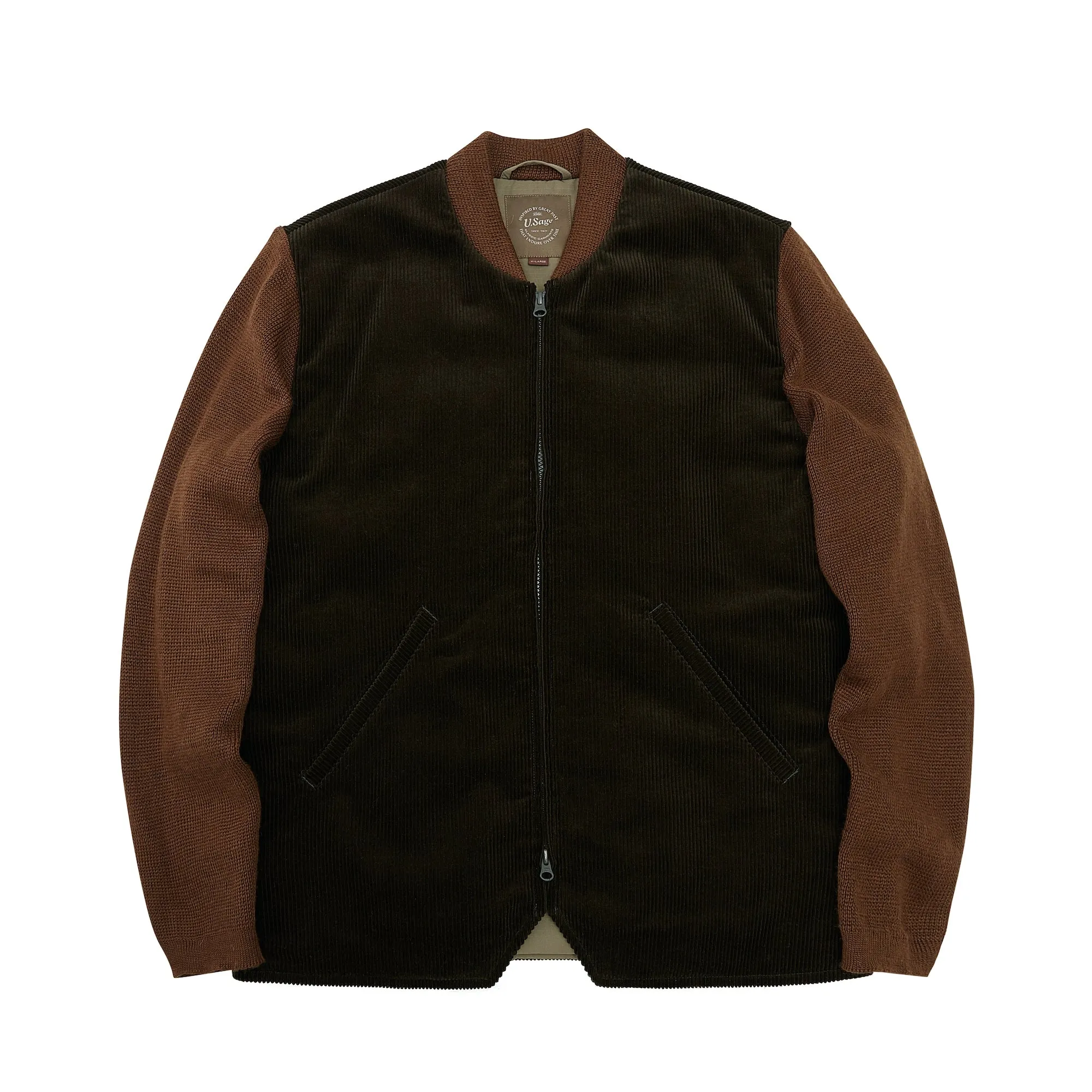 Corduroy Knit Jacket