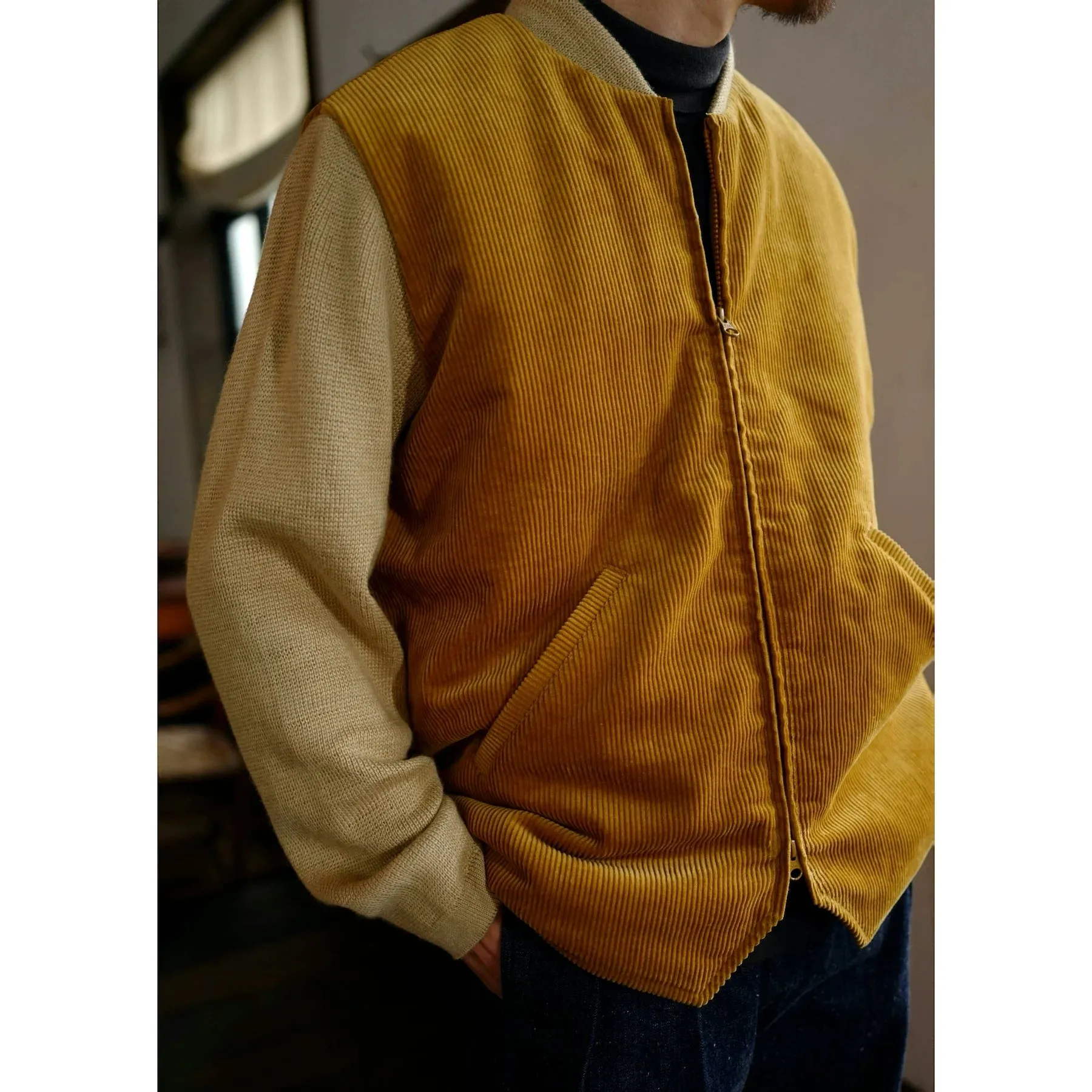 Corduroy Knit Jacket