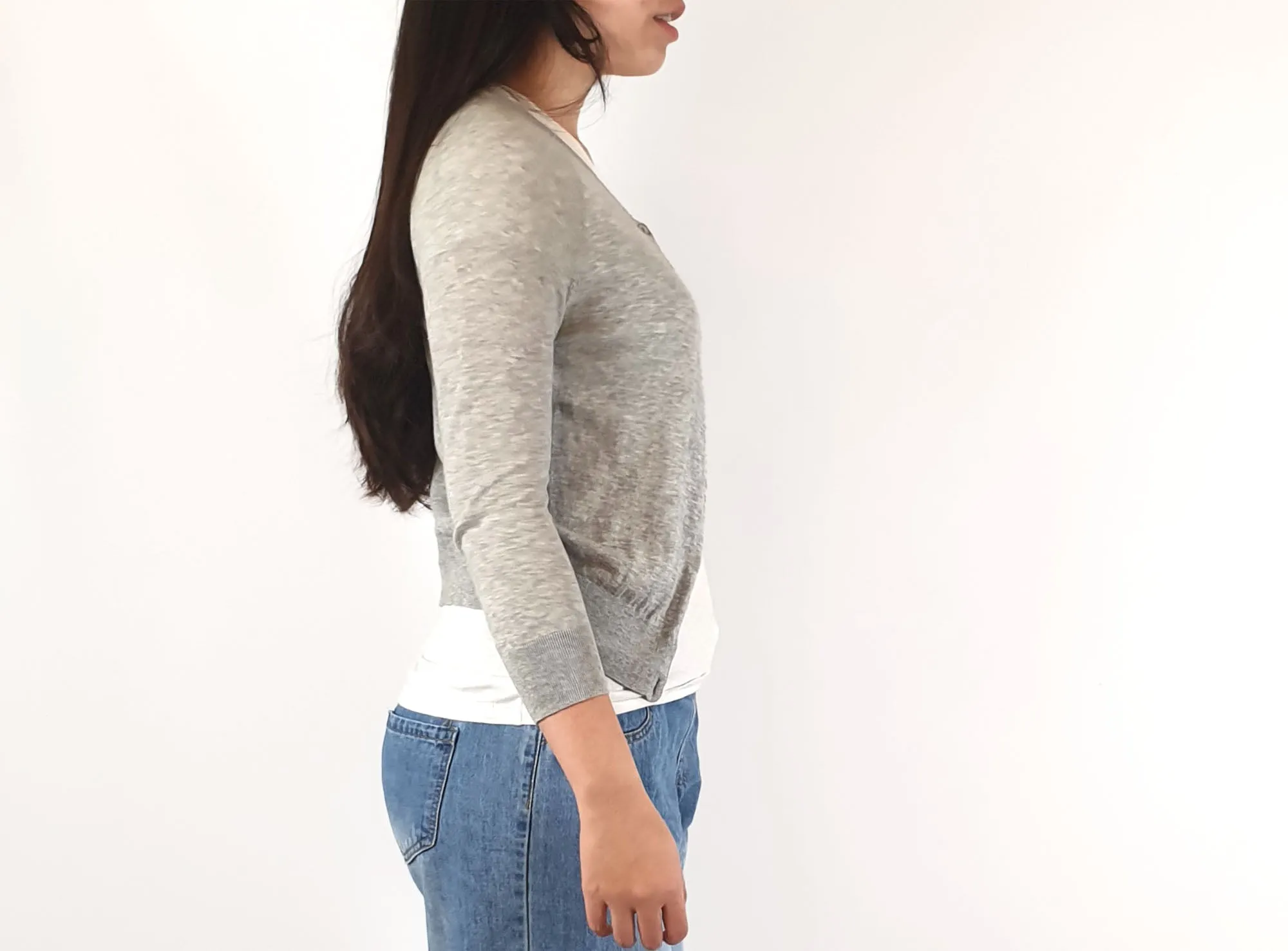 Cos grey cardigan size XS (best fits 6-8)