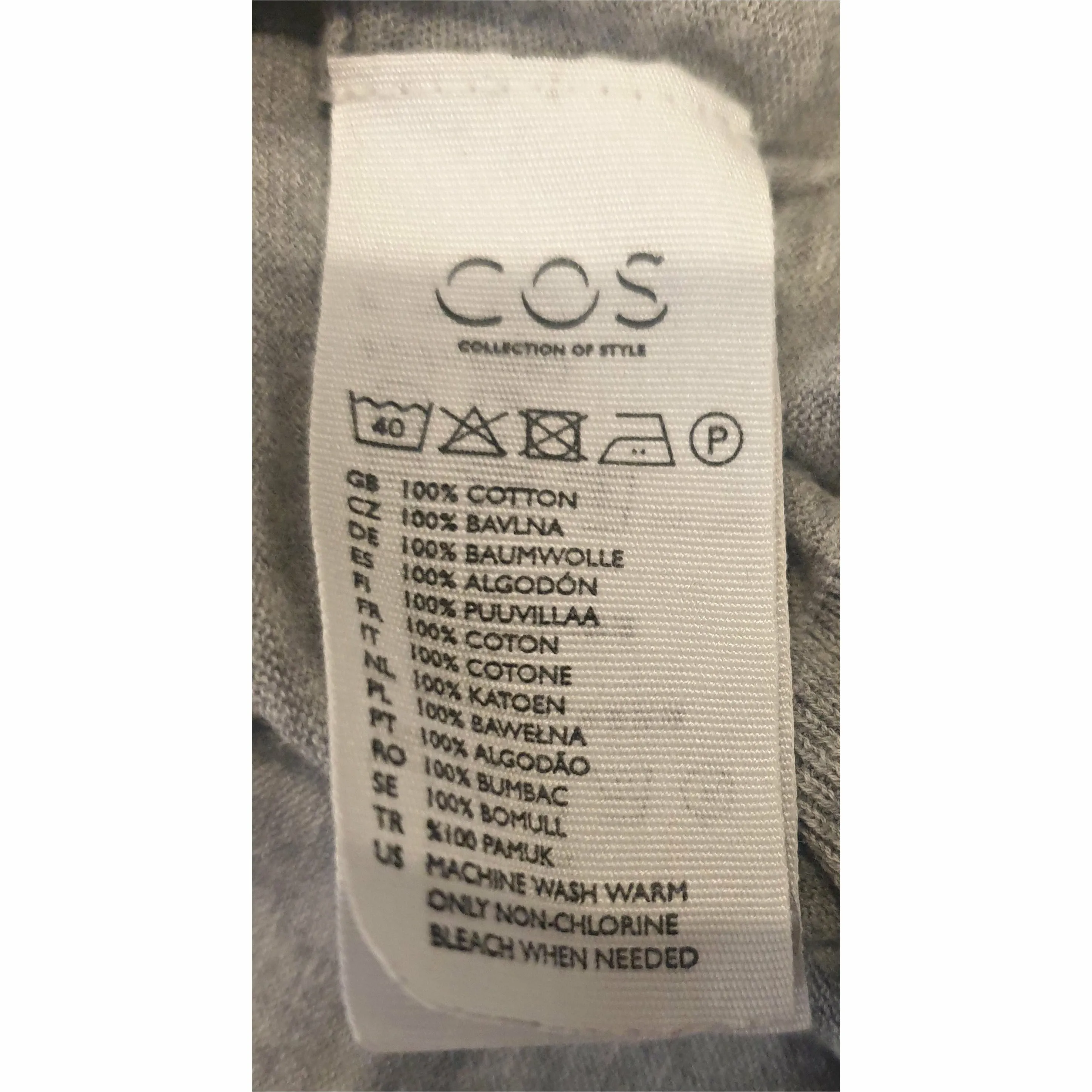 Cos grey cardigan size XS (best fits 6-8)
