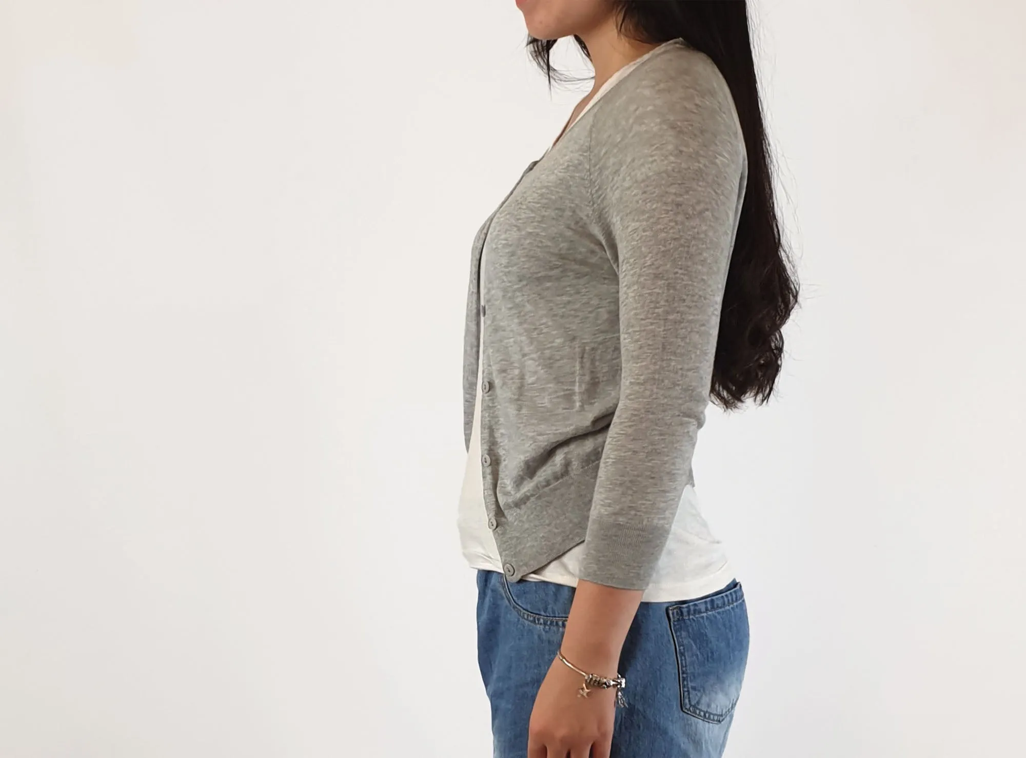 Cos grey cardigan size XS (best fits 6-8)
