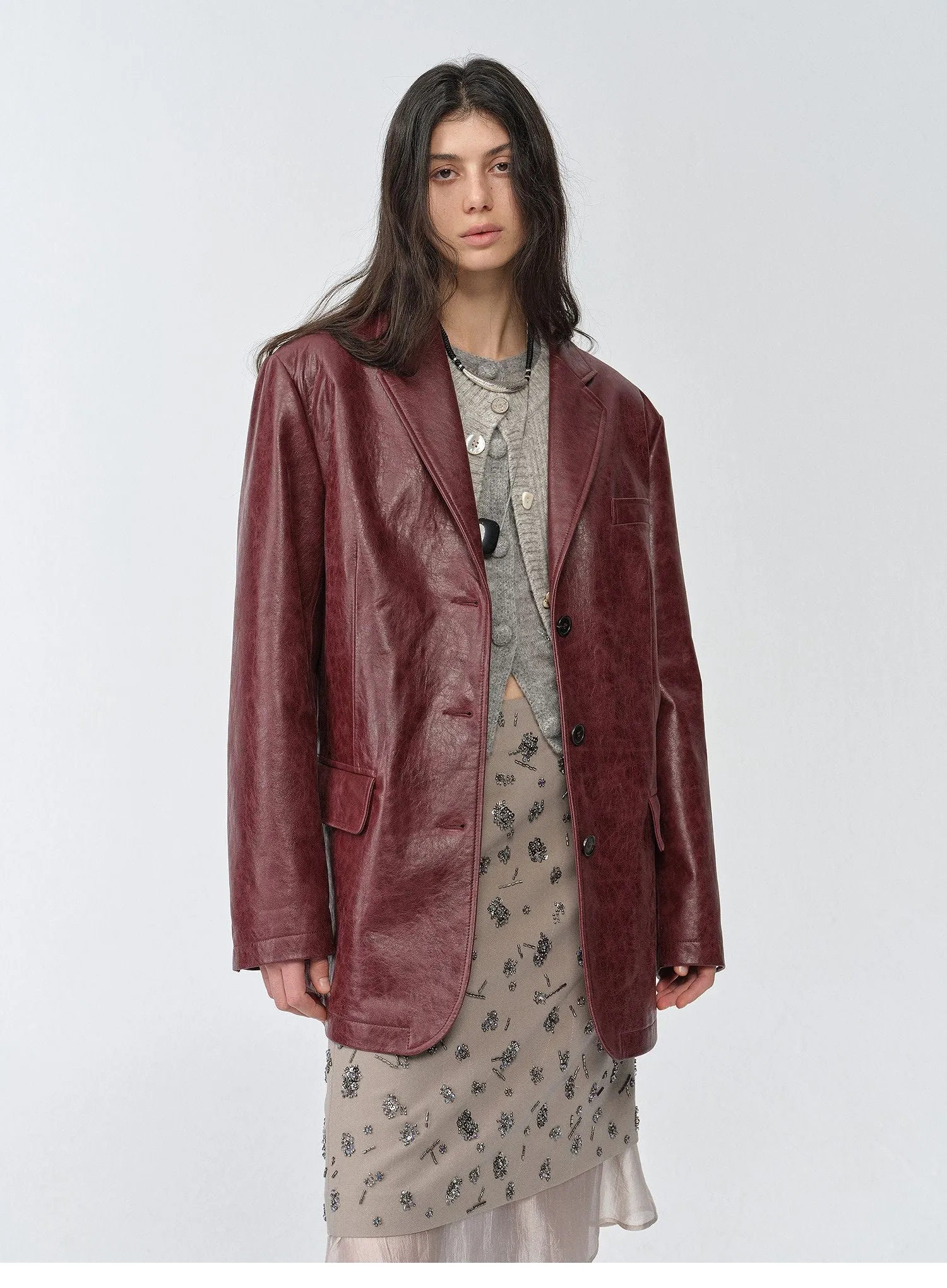 Cowhide Leather Jacket