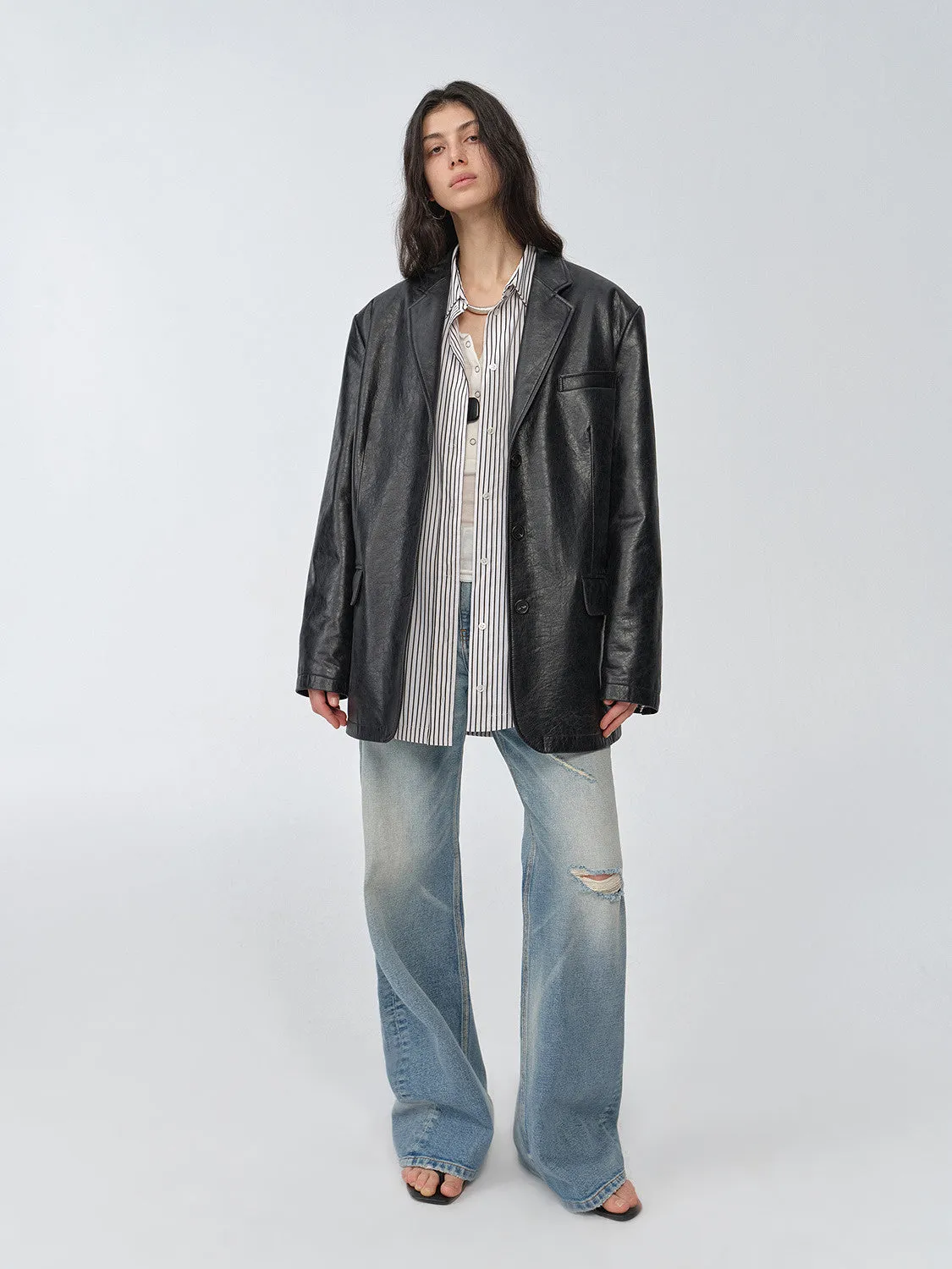 Cowhide Leather Jacket