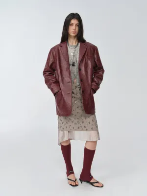 Cowhide Leather Jacket