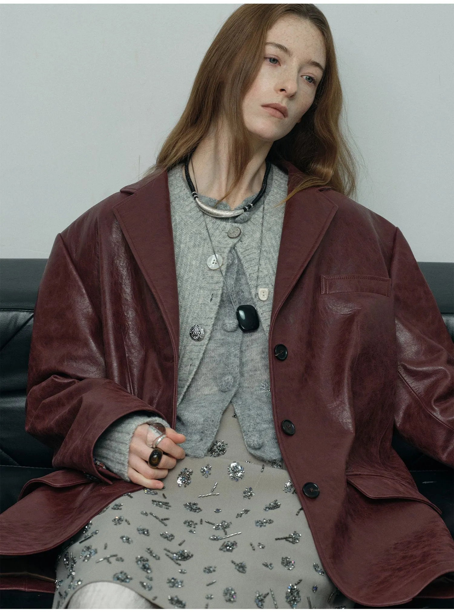 Cowhide Leather Jacket