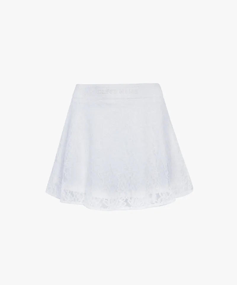 CREVE NINE: Flower Lace Skirt - 3 Colors