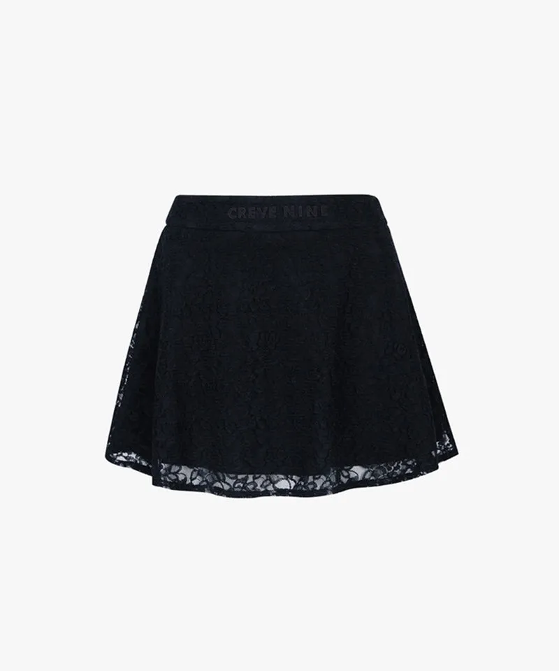 CREVE NINE: Flower Lace Skirt - 3 Colors