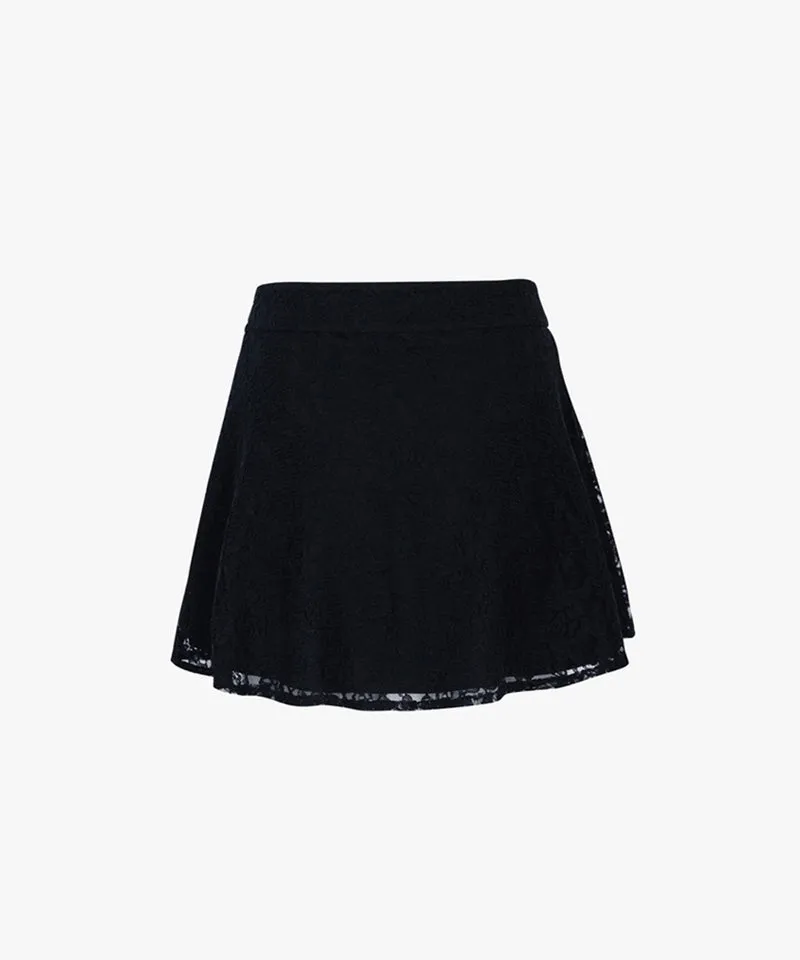 CREVE NINE: Flower Lace Skirt - 3 Colors