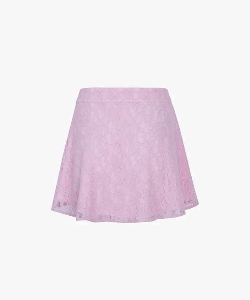 CREVE NINE: Flower Lace Skirt - 3 Colors