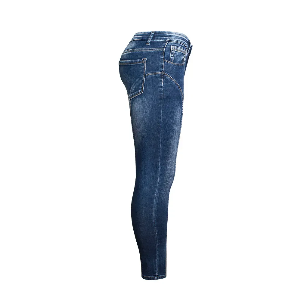 Cropped Split Leg Skinny Jeans