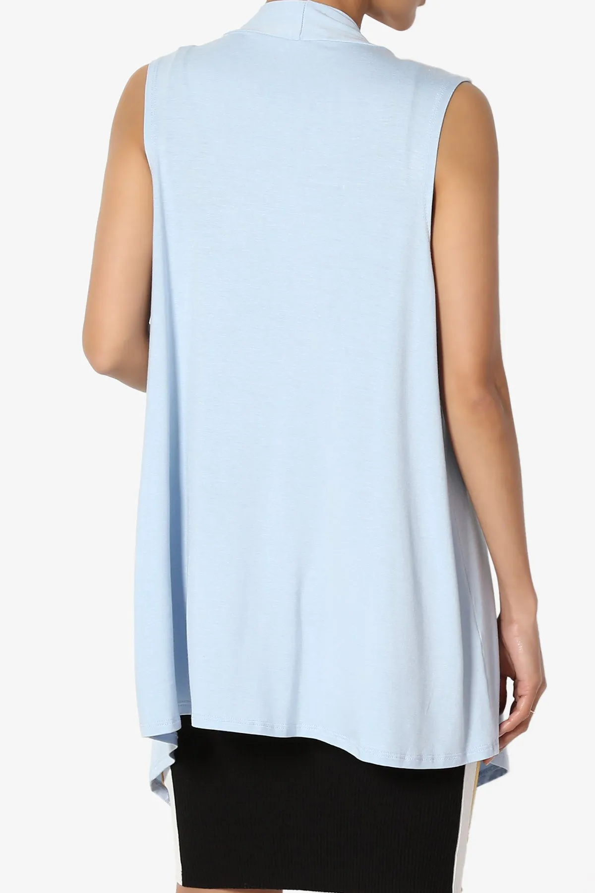 Danna Draped Jersey Vest PLUS
