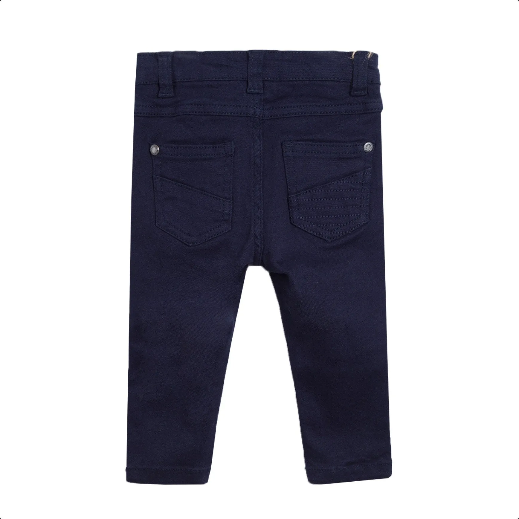 Dark Blue Slim Elasticated Baby Jeans