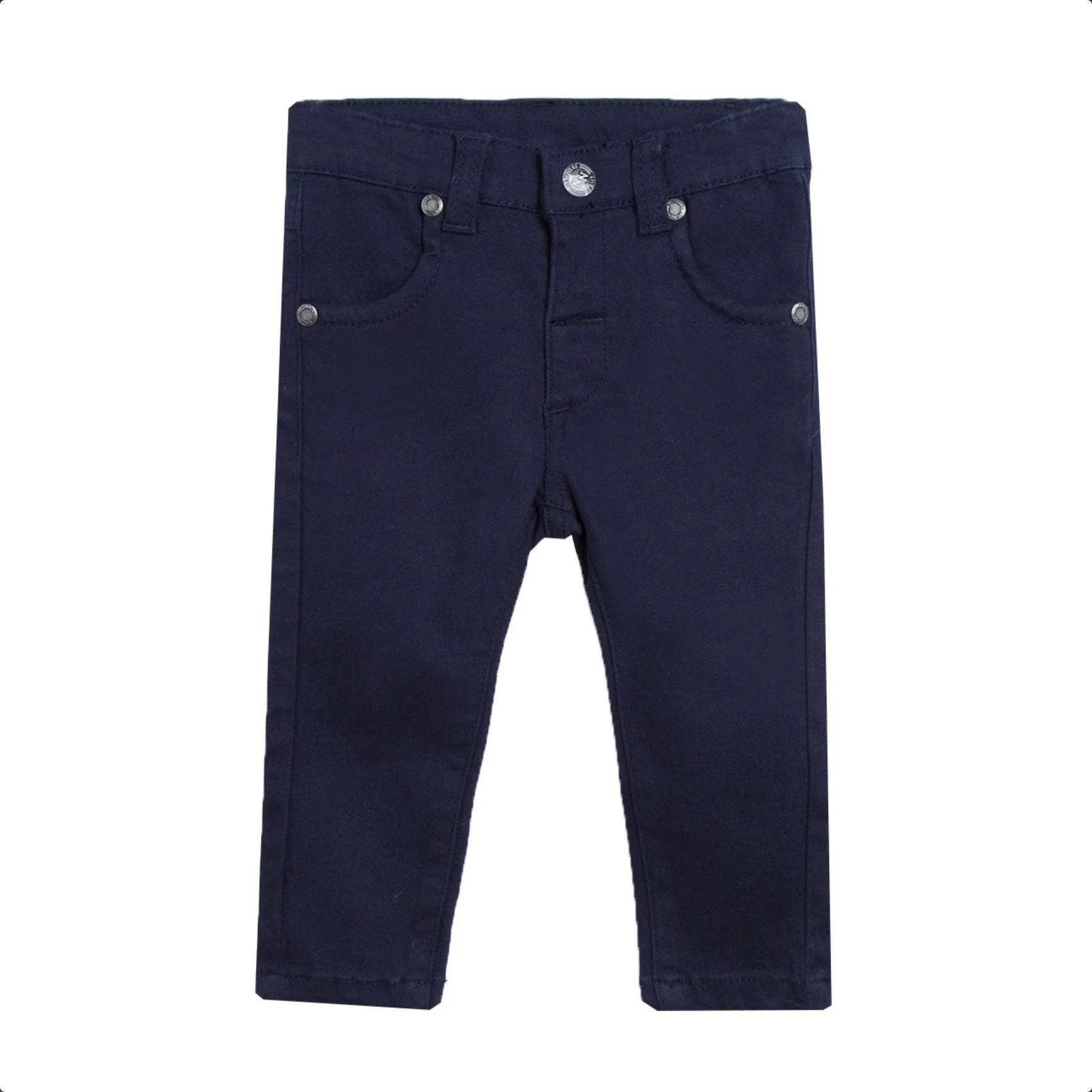 Dark Blue Slim Elasticated Baby Jeans