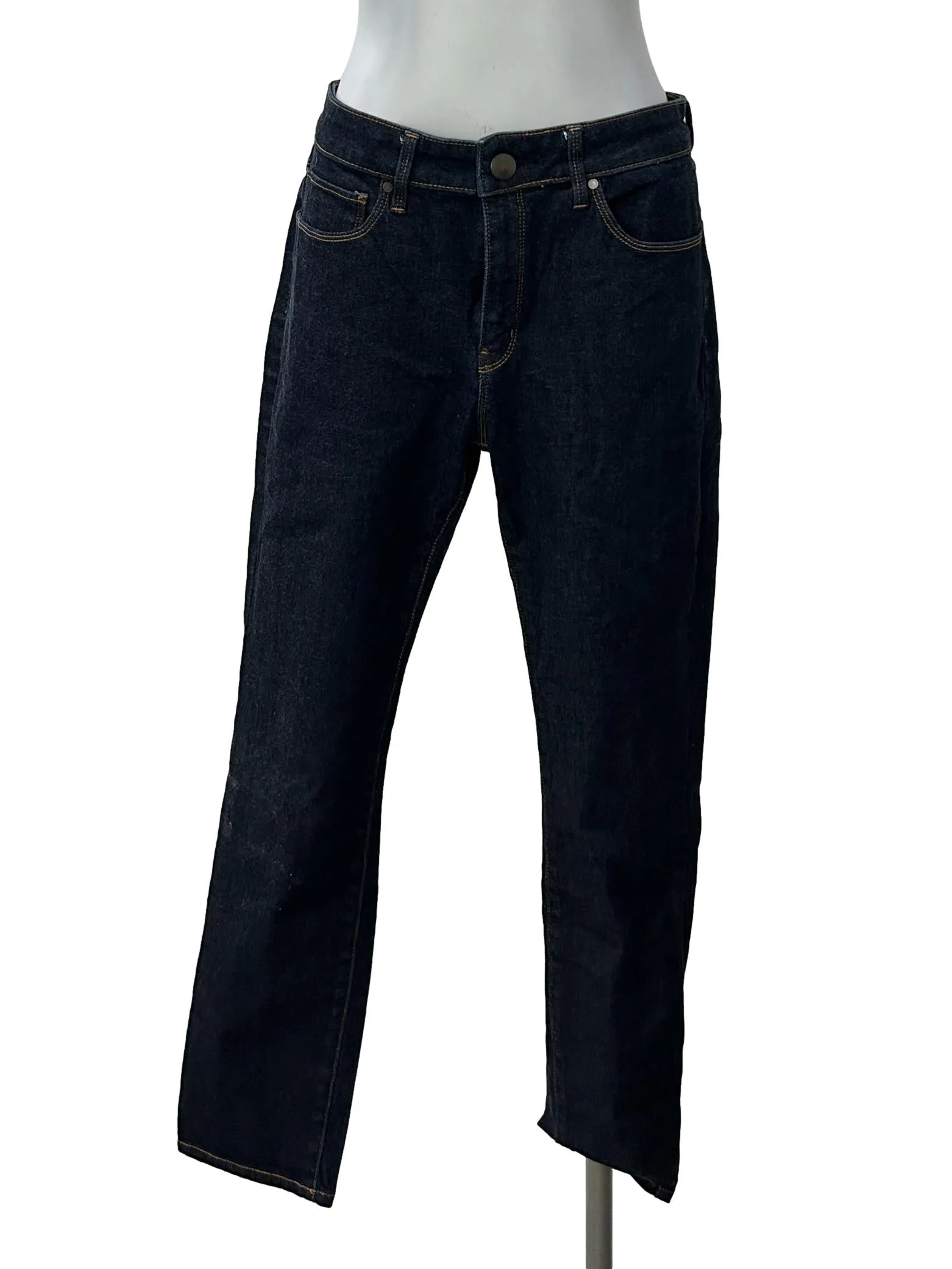 Dark Indigo Slim Straight Jeans