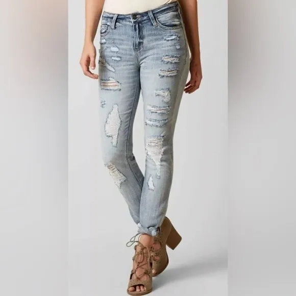 Daytrip Refined Lynx High Rise Skinny Stretch Jean