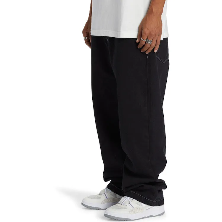 DCSHOECO Worker Baggy Fit Black Tint Jeans