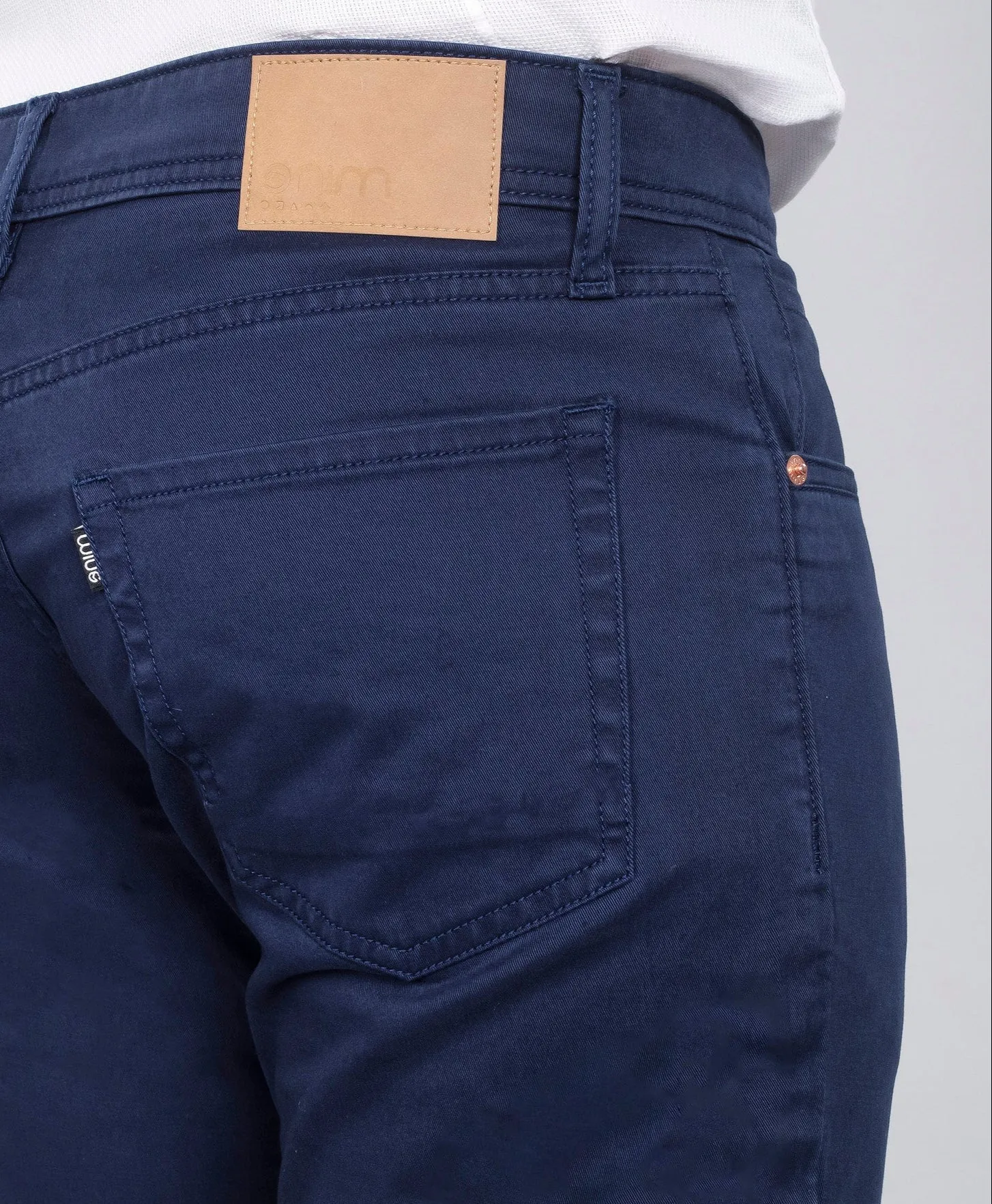 Deep Blue Cotton Stretch Jeanos