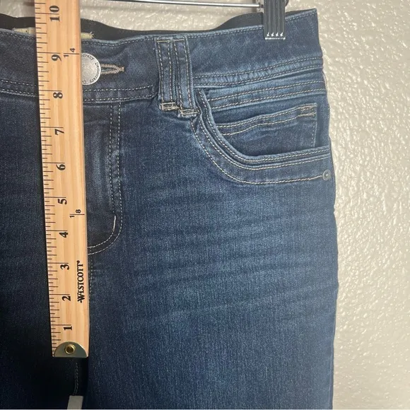 Democracy Ab Technology Women's Dark Blue Jeans Size 10 Waist Band