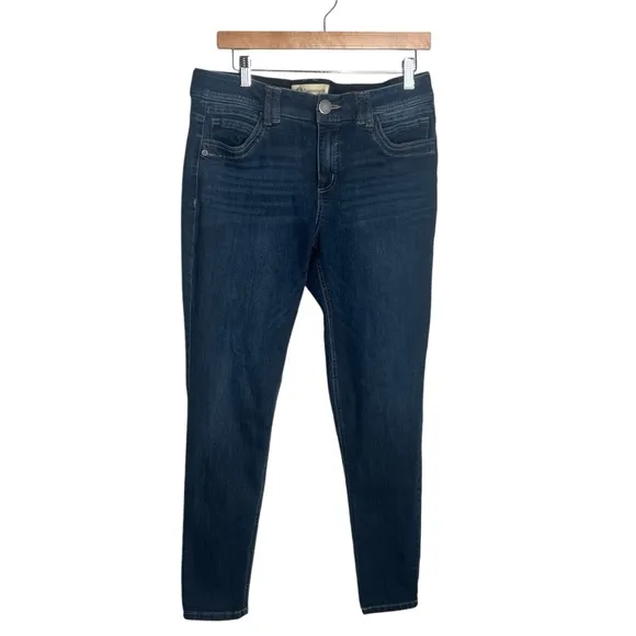 Democracy Ab Technology Women's Dark Blue Jeans Size 10 Waist Band