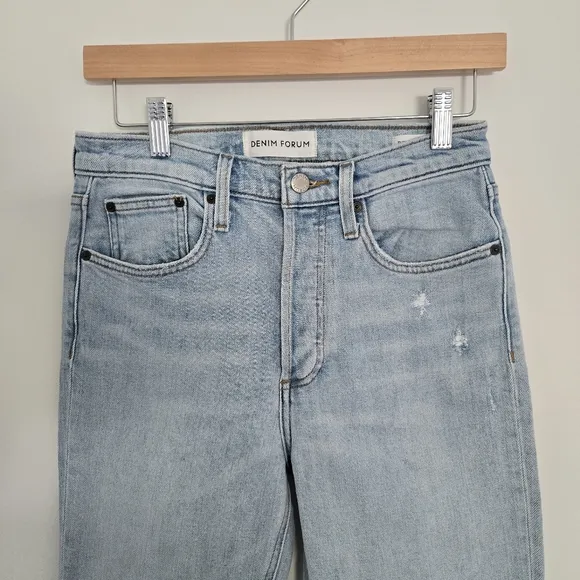 Denim Forum Yoko High Rise Slim Jeans