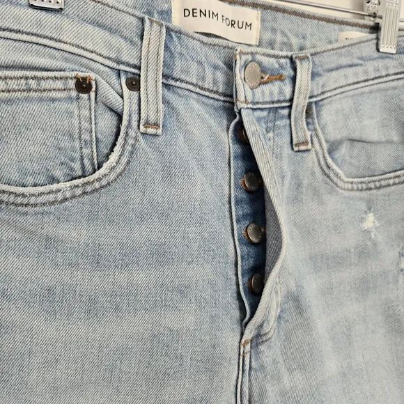 Denim Forum Yoko High Rise Slim Jeans