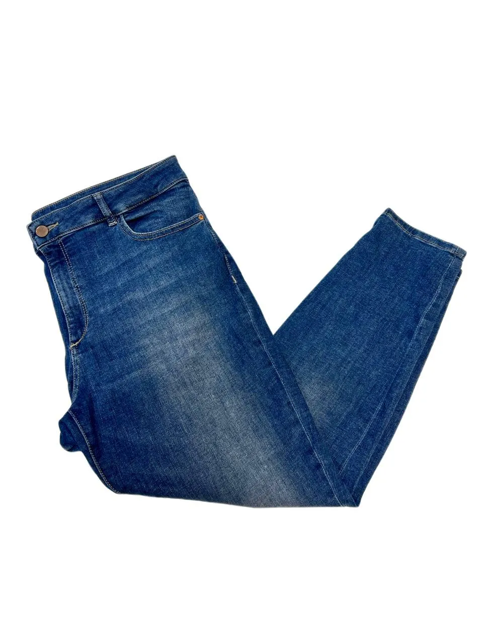 DL1961 Women's Everglade Florence Cropped Mid Rise Skinny Jeans Size 33 NWT
