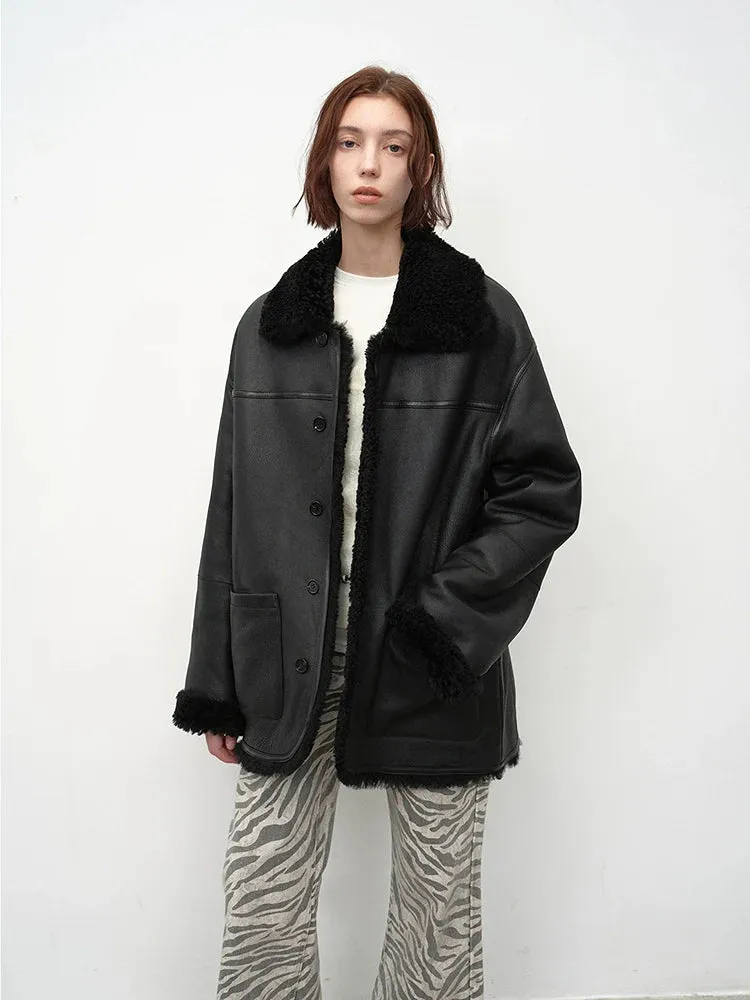 Double-sided Merino Shearling Coat