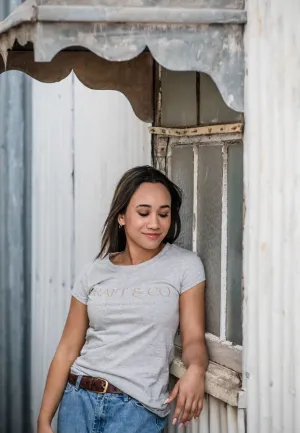 'Draft & Co Australia' Grey Tee