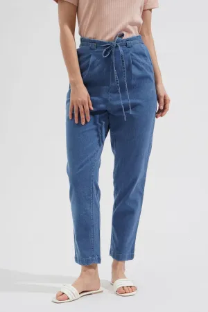 Drawstring Slim Jeans