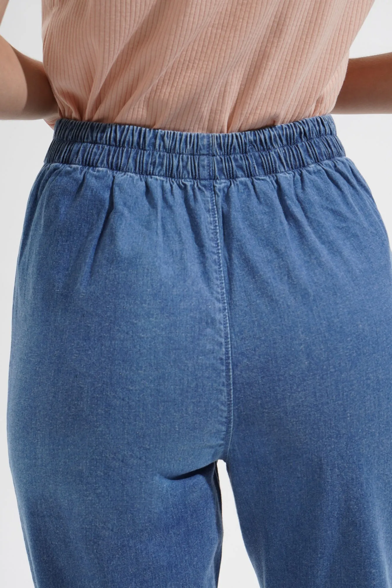 Drawstring Slim Jeans