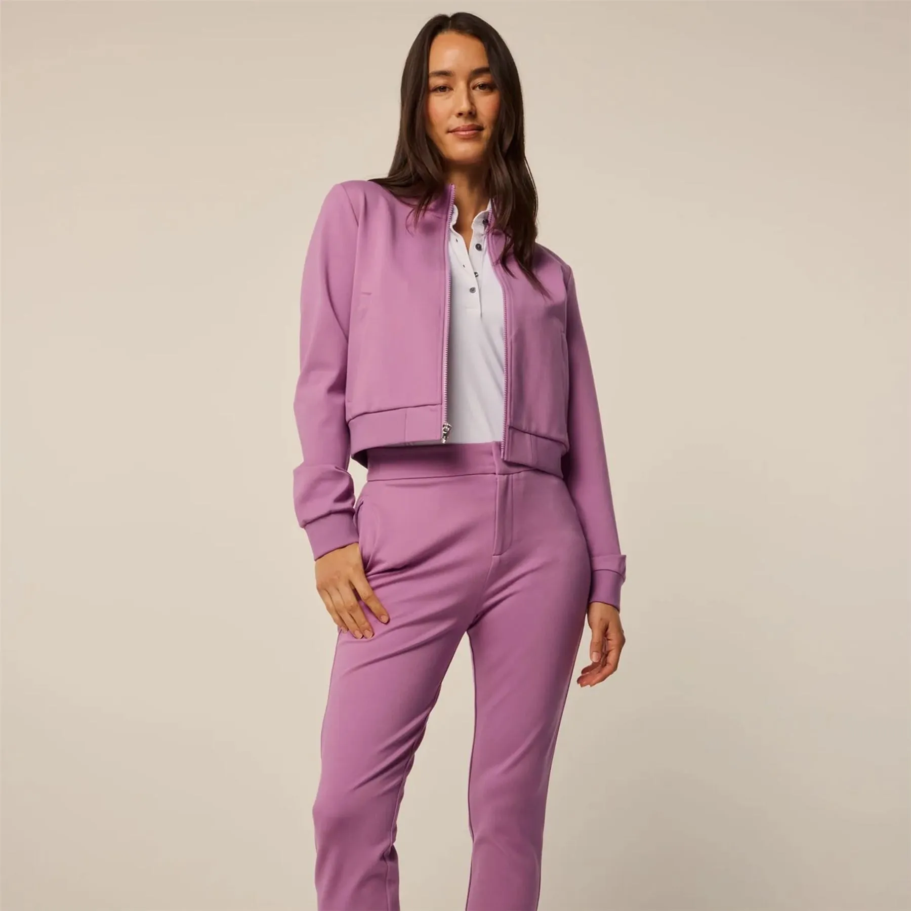 Drea Full Zip Jacket Peony