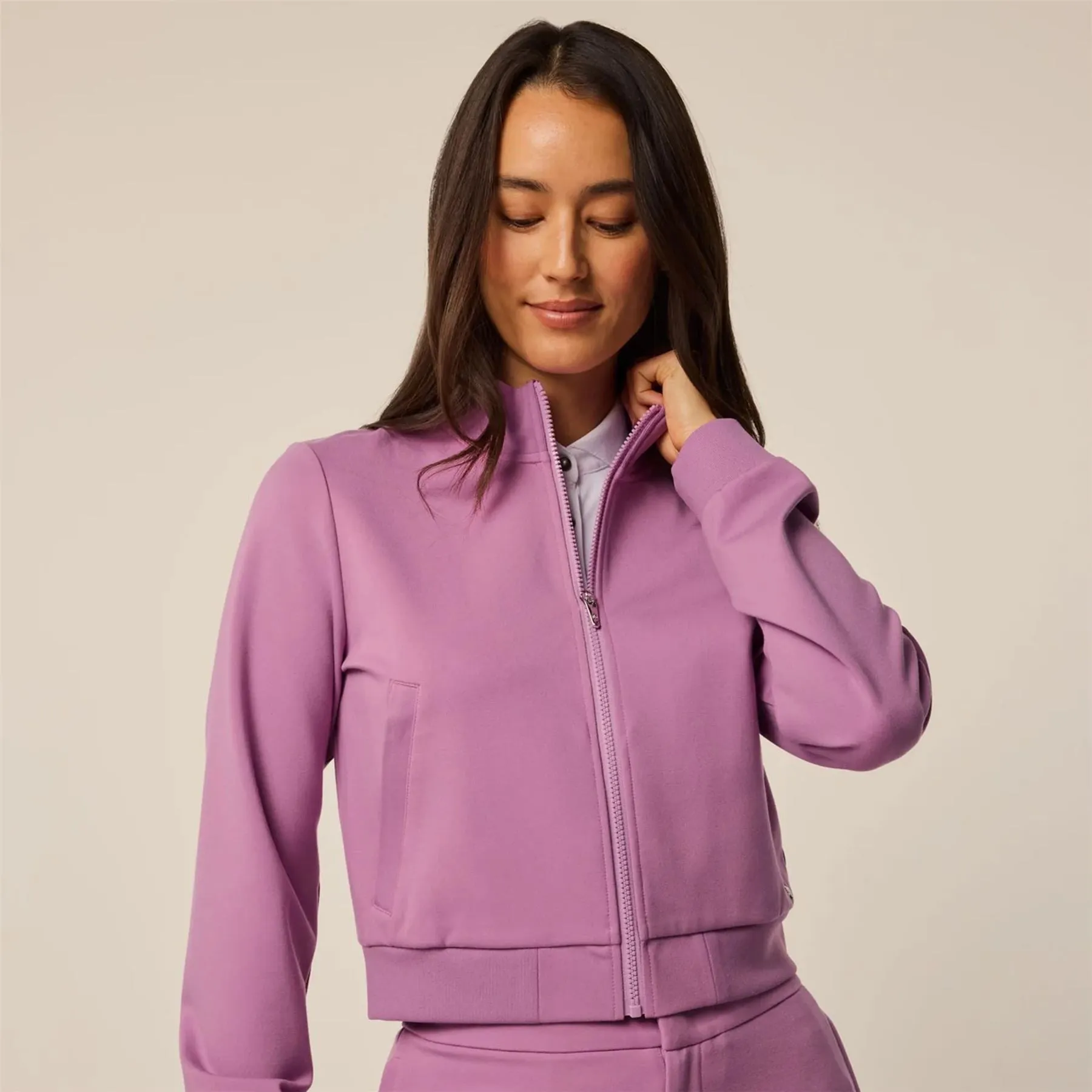 Drea Full Zip Jacket Peony