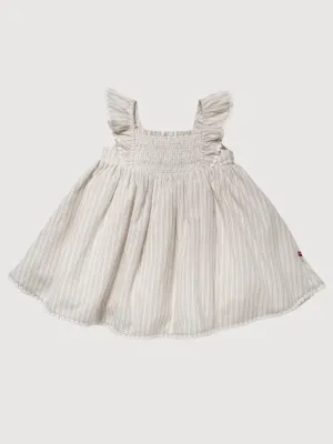 Dress with Flutter Sleeves Kid girl Organic Cotton | People Wear Organic