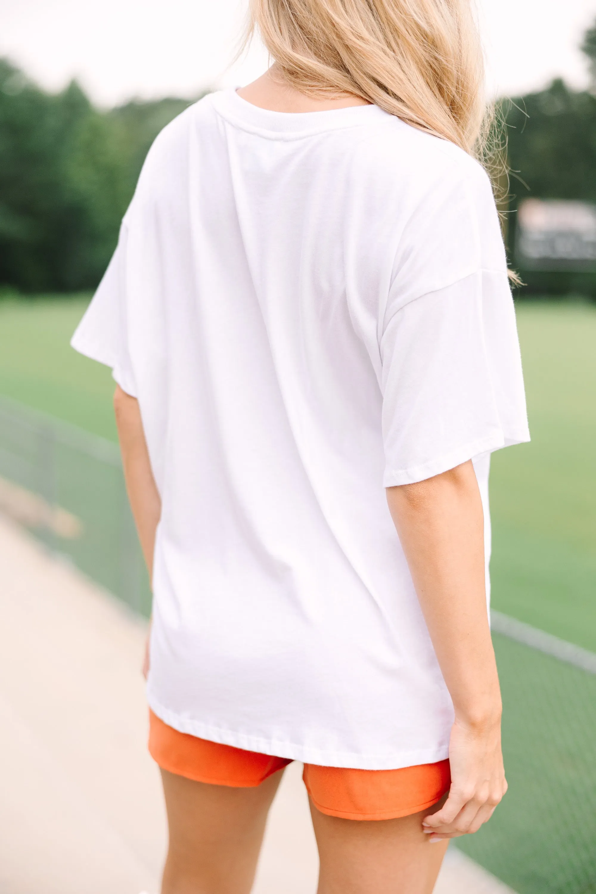 Drink Local Navy And Burnt Orange Gameday Graphic Tee