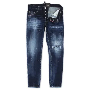 DSQUARED2 - Dark 1 Wash Skater Jeans in Blue