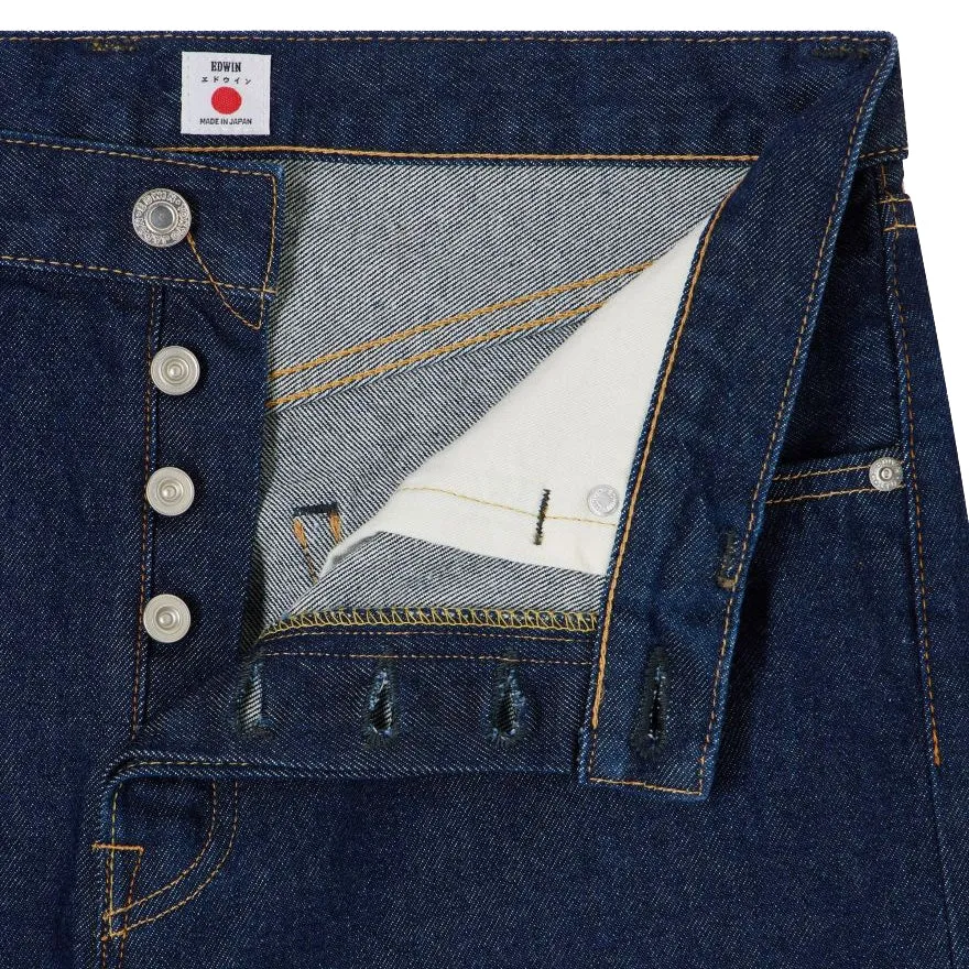 Edwin Regular Straight Kaihara Indigo Open End Denim