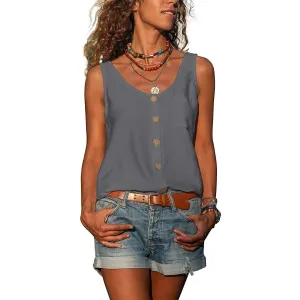 Elegant women's tank top in Ibiza style