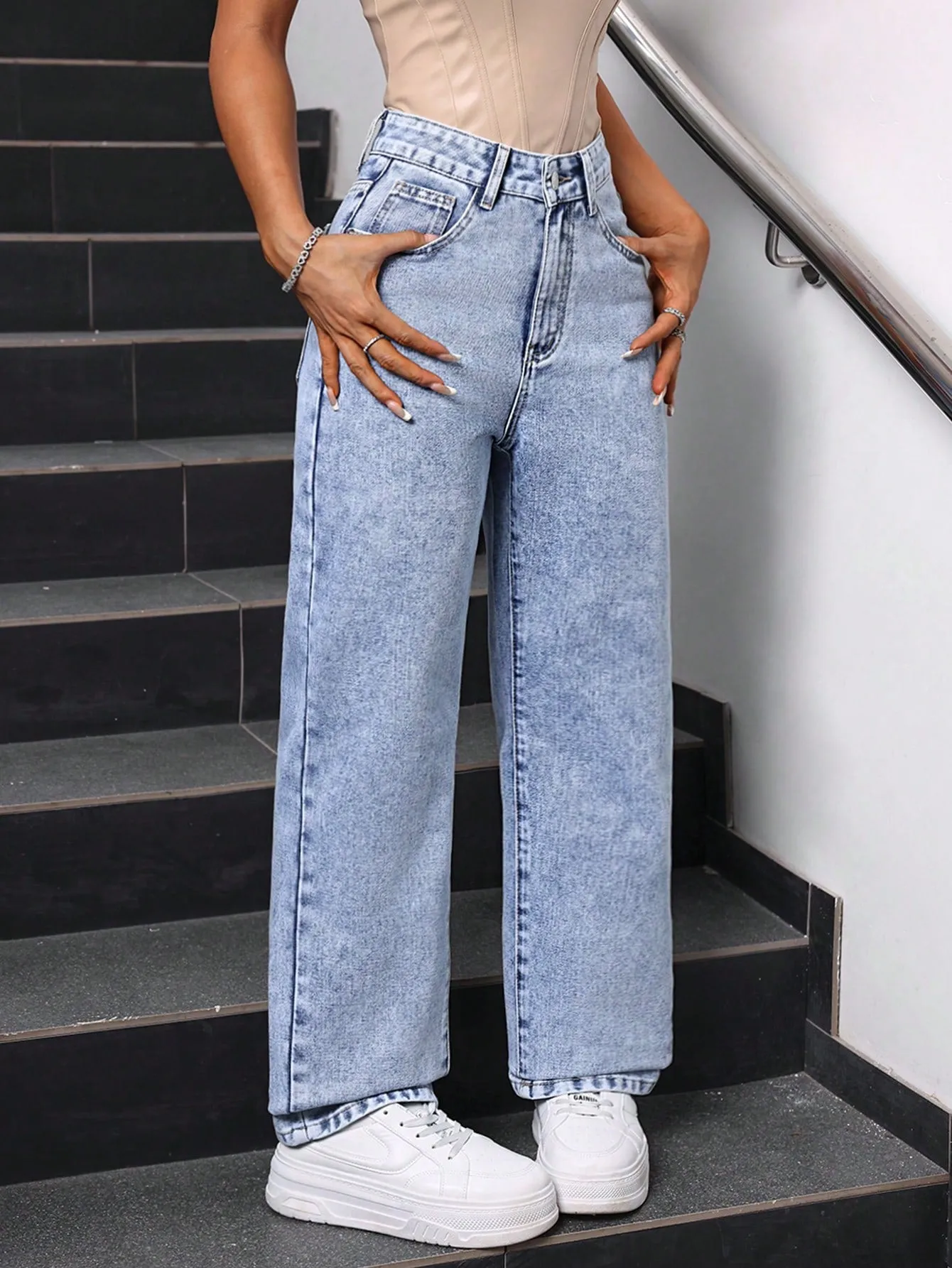 Elite Muse Straight Fit Stretch Denim