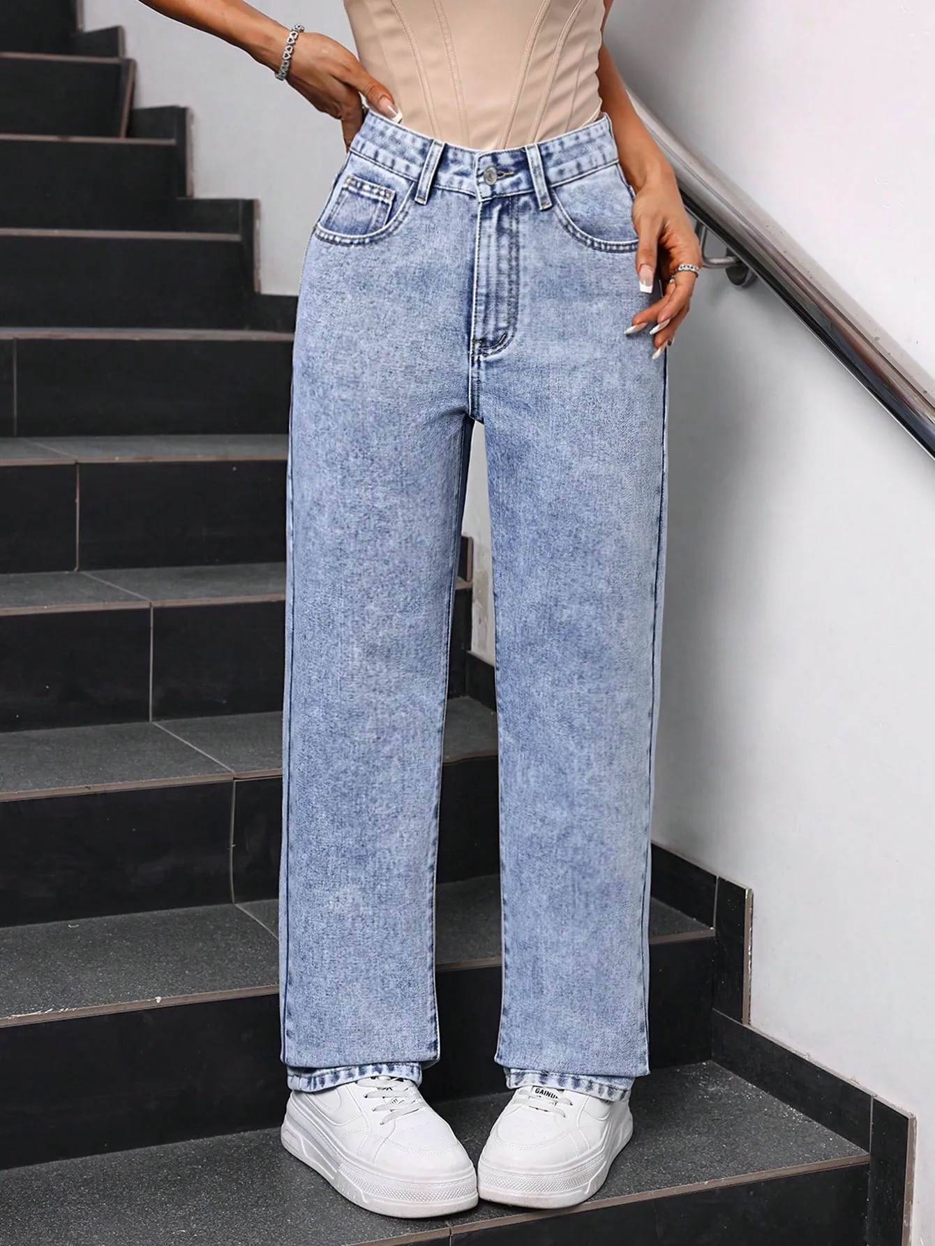 Elite Muse Straight Fit Stretch Denim